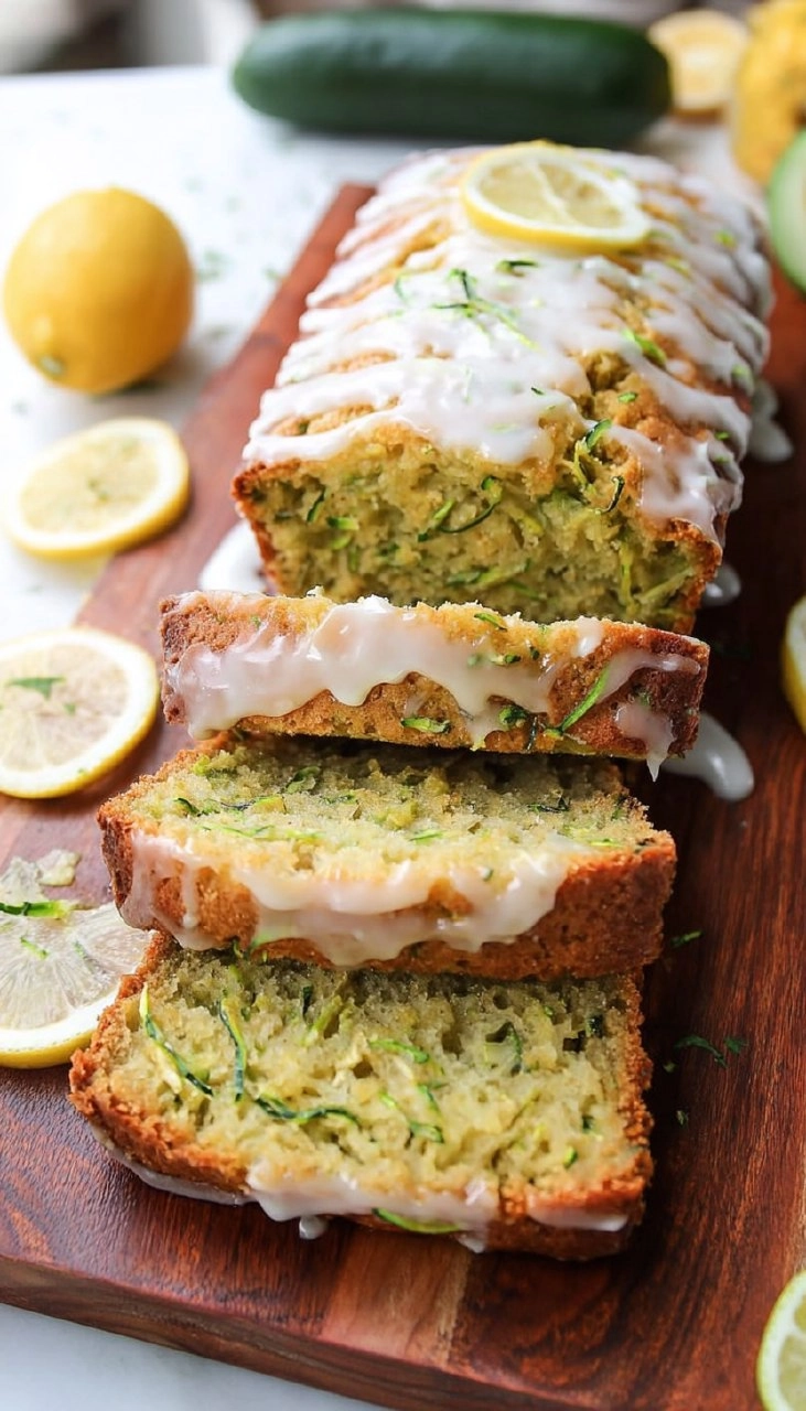 Glazed Lemon Zucchini Bread 110 Glazed Lemon Zucchini Bread