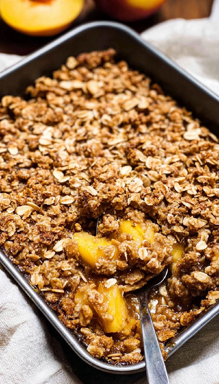 Gluten Free Peach Crisp
