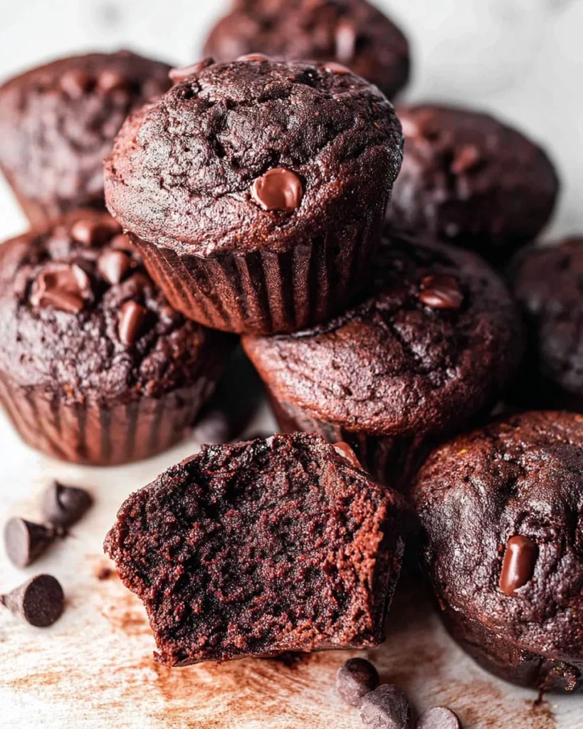 Healthy-Chocolate-Zucchini-Muffins-Gluten-Free-Paleo-Recipe