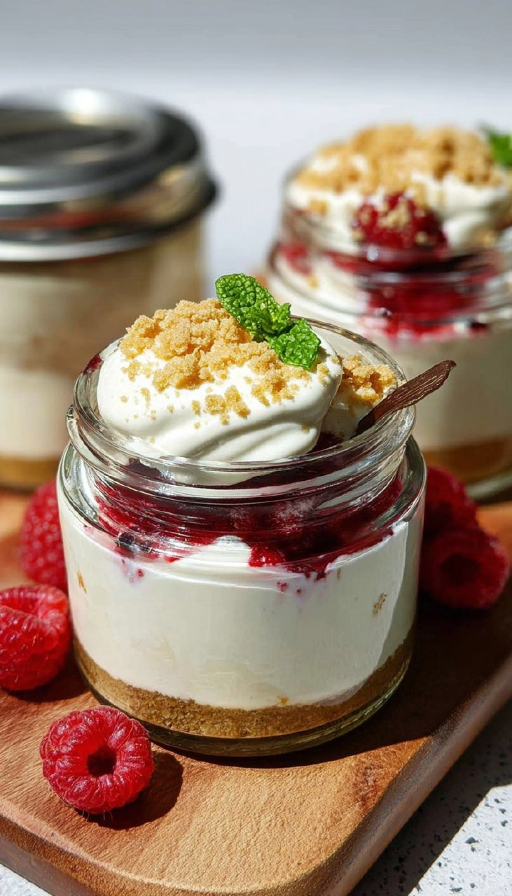 High Protein Cheesecake Jars