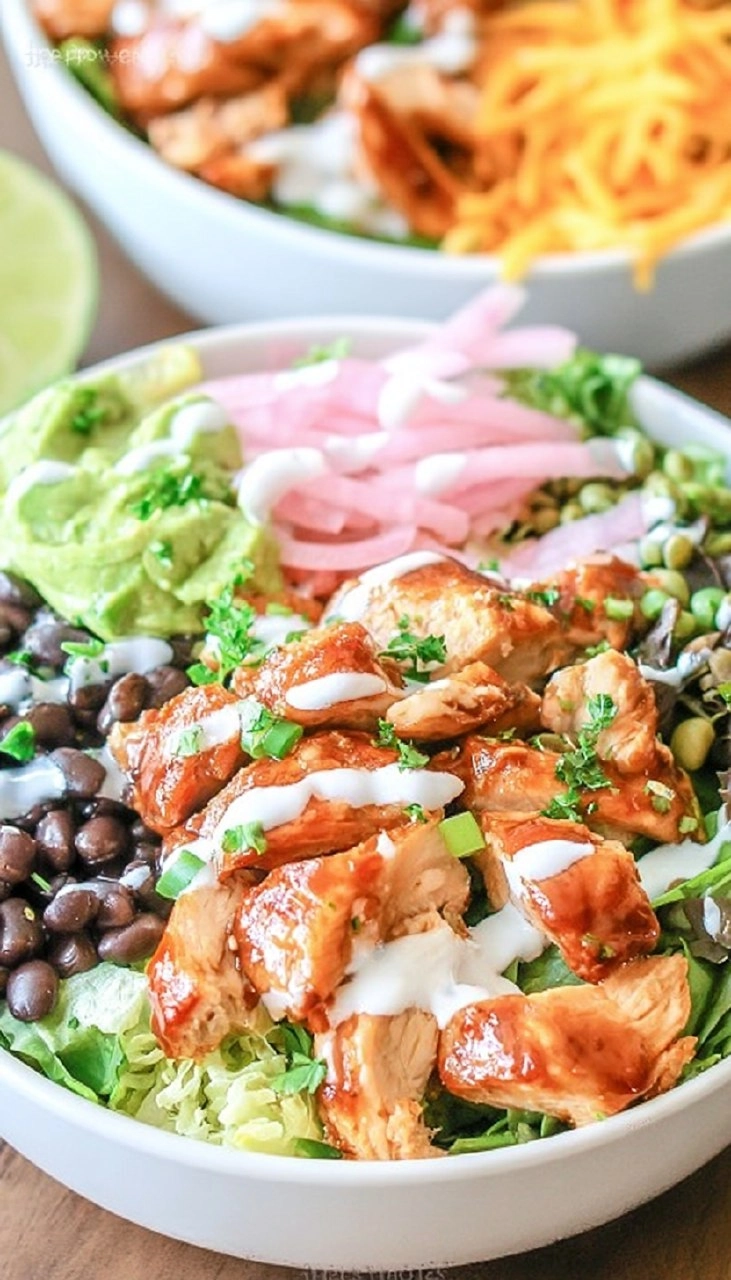 Honey BBQ Chicken Bowls