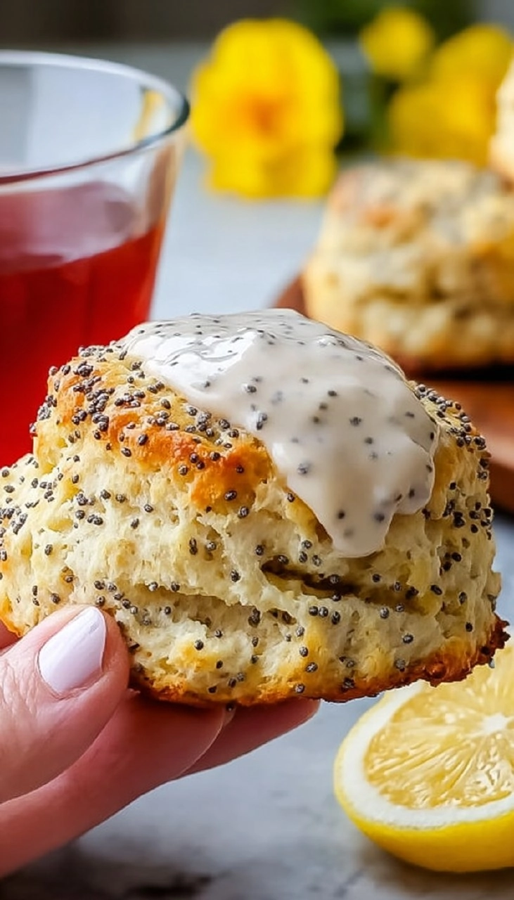 Lemon Poppy Seed Scones