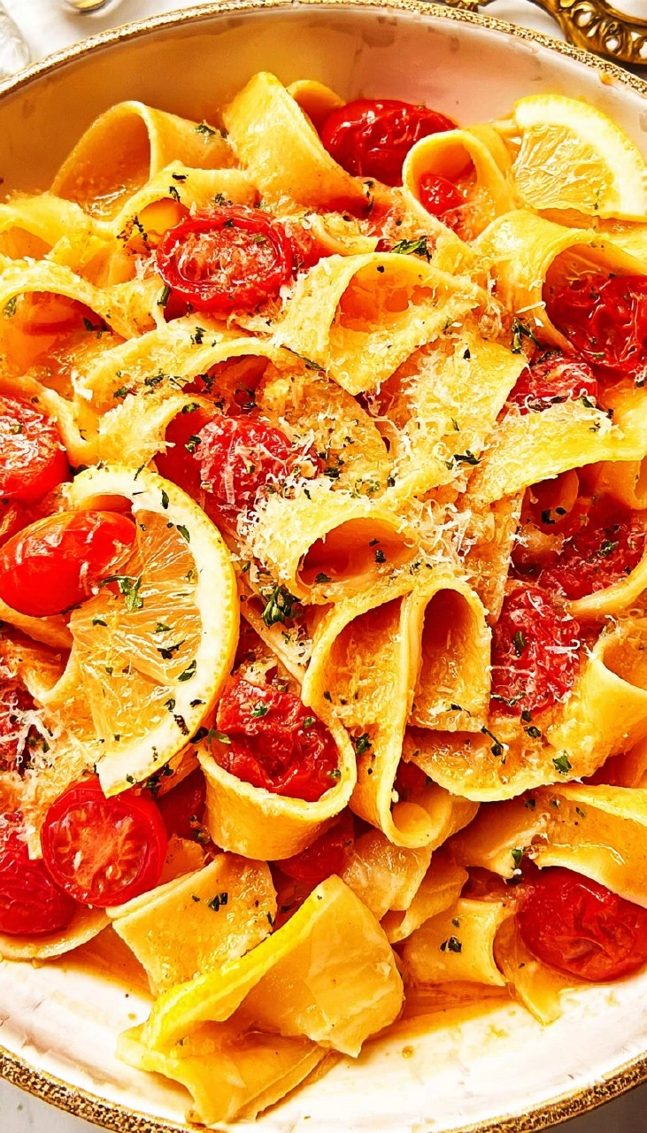 Lemony Cherry Tomato Pasta