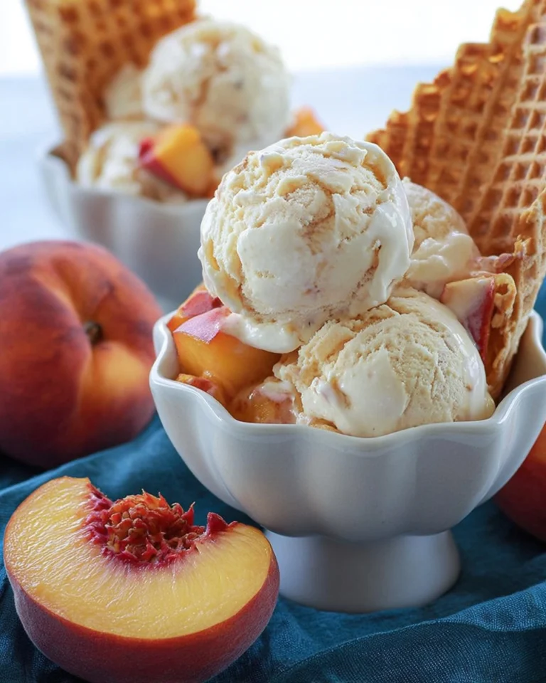 No-Churn-Peaches-and-Cream-Ice-Cream-Recipe