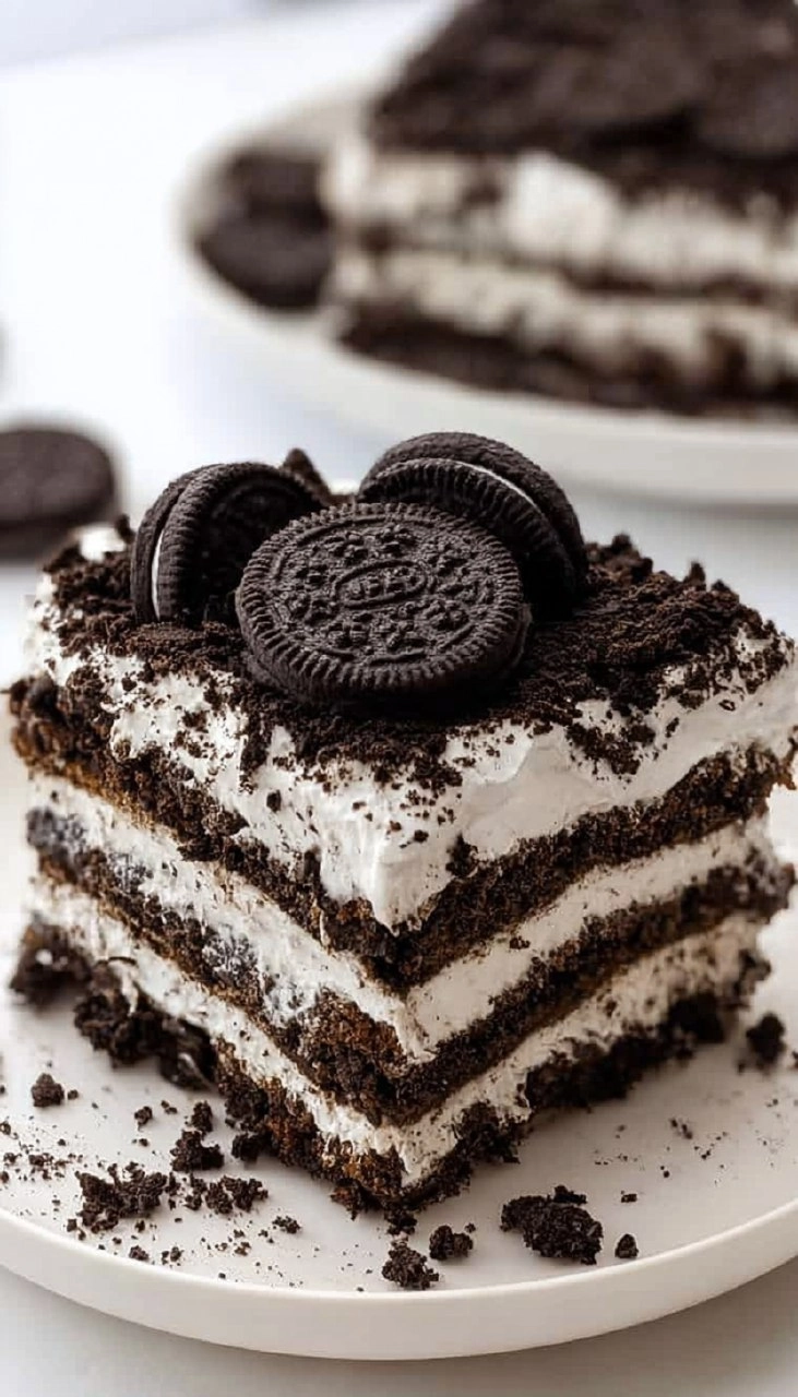 Oreo Icebox Cake