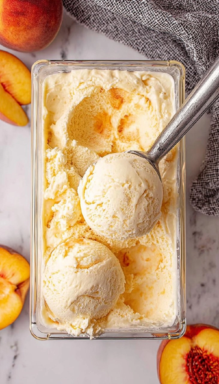 Peach Ice Cream 85 Peach Ice Cream