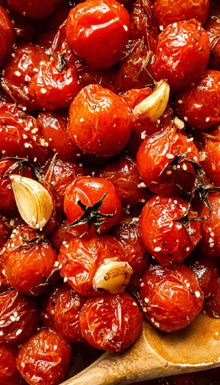 Roasted Cherry Tomatoes with Garlic 70 Roasted Cherry Tomatoes with Garlic