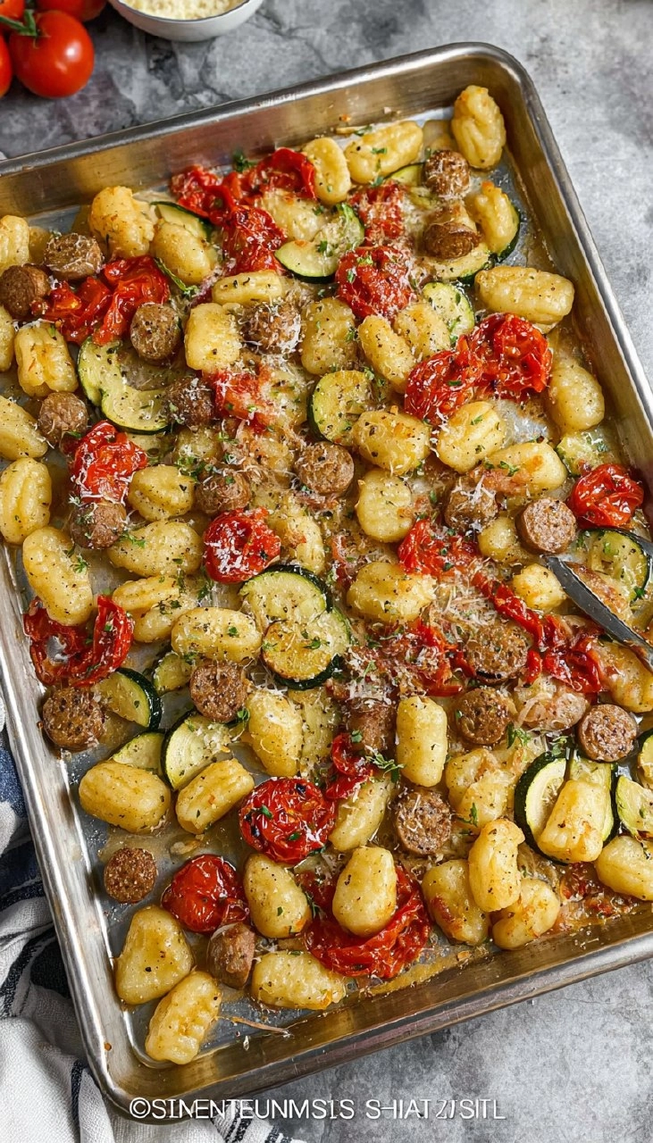 Sheet Pan Gnocchi & Sausage
