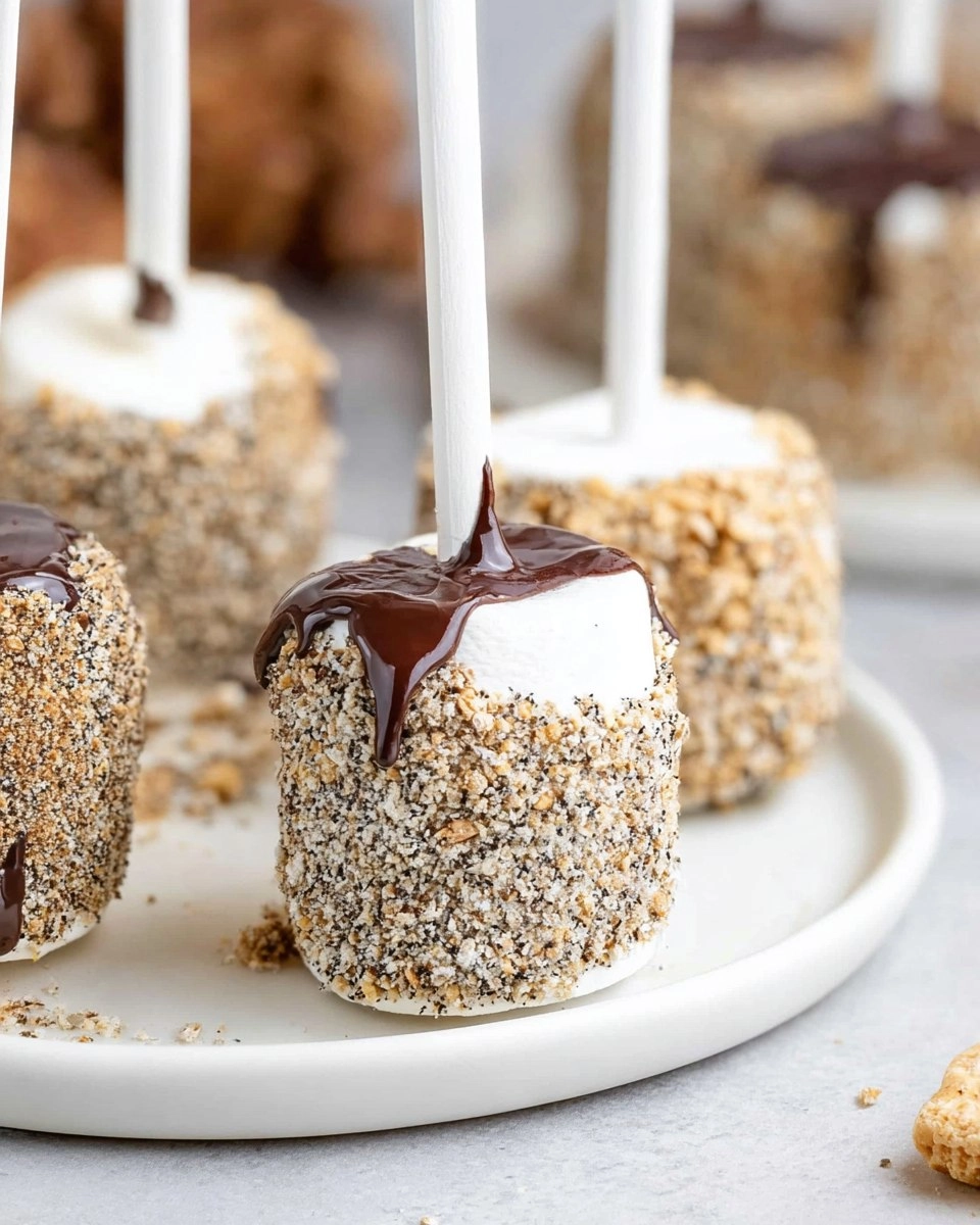 Smores Marshmallow Pops
