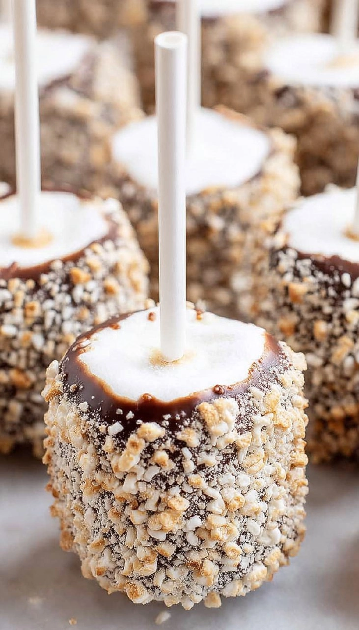 Smores Marshmallow Pops