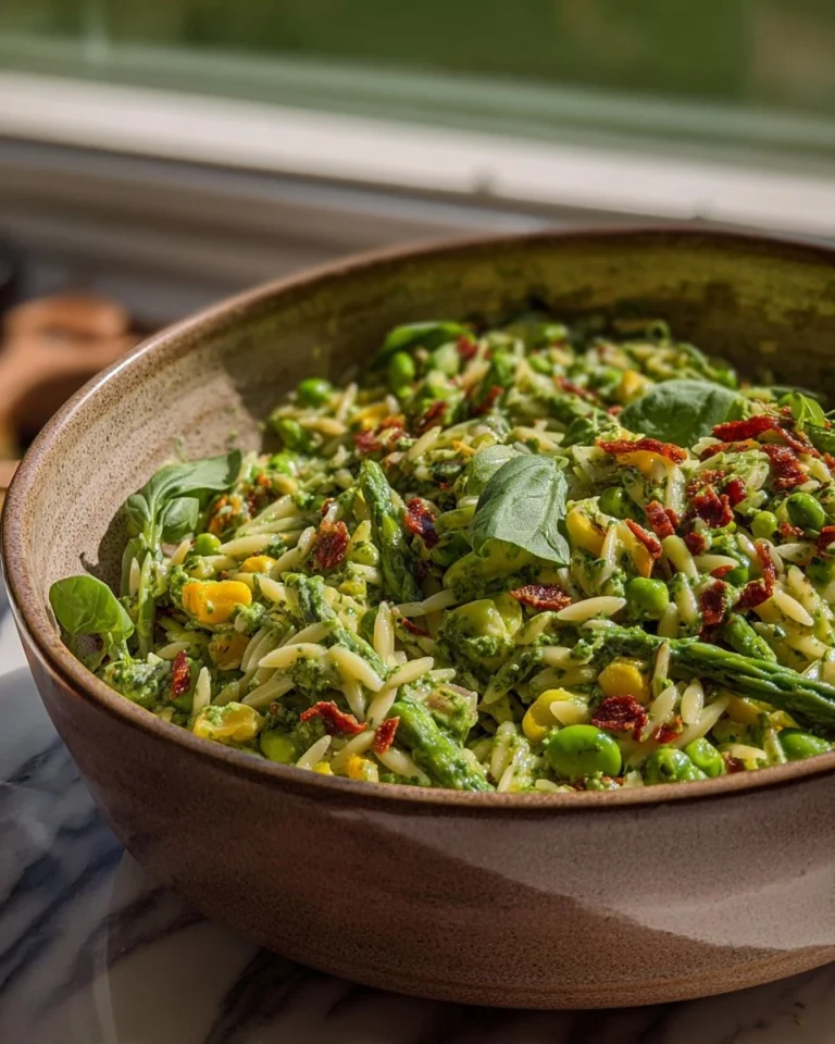 Spring-Orzo-Pasta-Salad-with-Creamy-Basil-Vinaigrette-Recipe