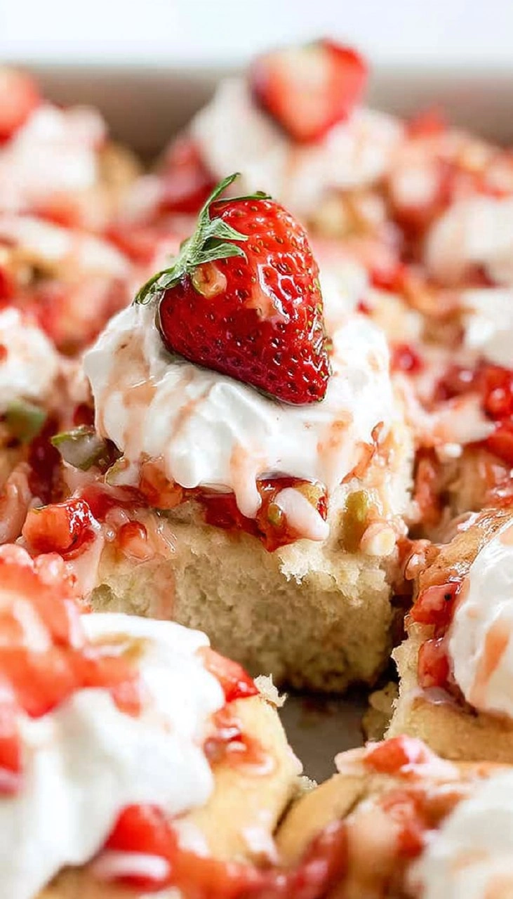 Strawberry Shortcake Cinnamon Rolls 115 Strawberry Shortcake Cinnamon Rolls