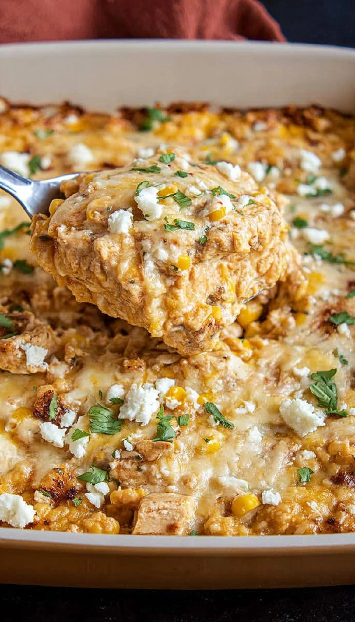Street Corn Chicken Casserole