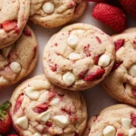 Strawberries-and-Cream-Cookies-The-Best-Strawberry-Flavor-Recipe