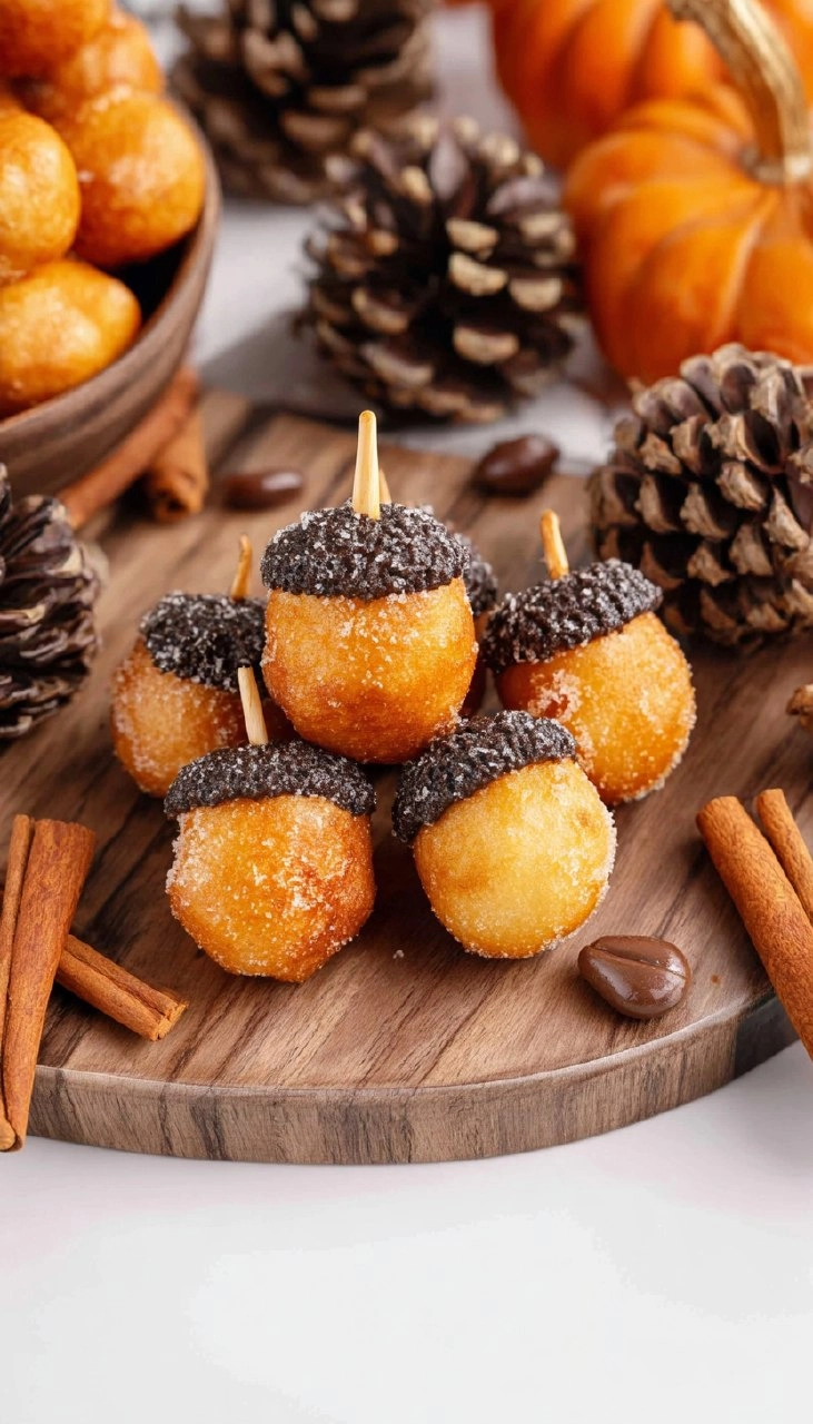 Acorn Donut Holes