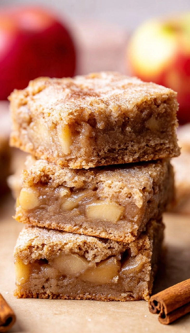 Apple Cinnamon Blondies