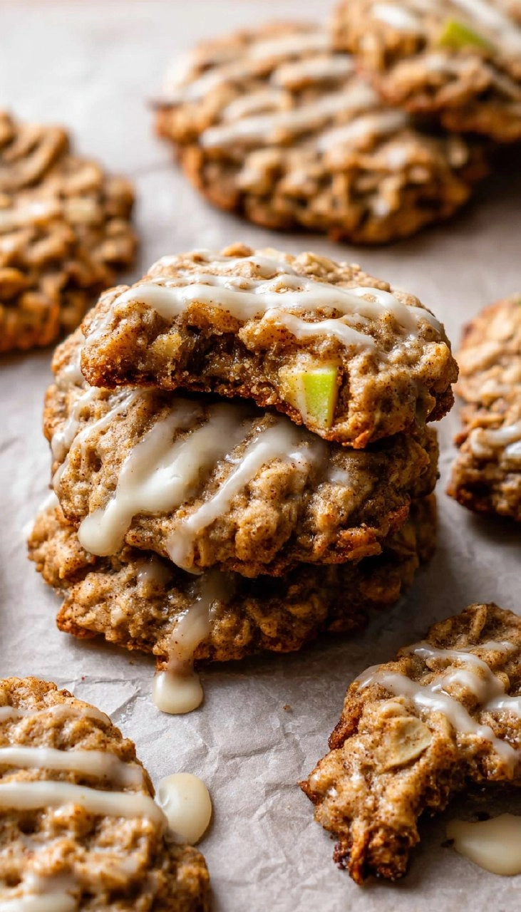 Apple Cinnamon Oatmeal Cookies