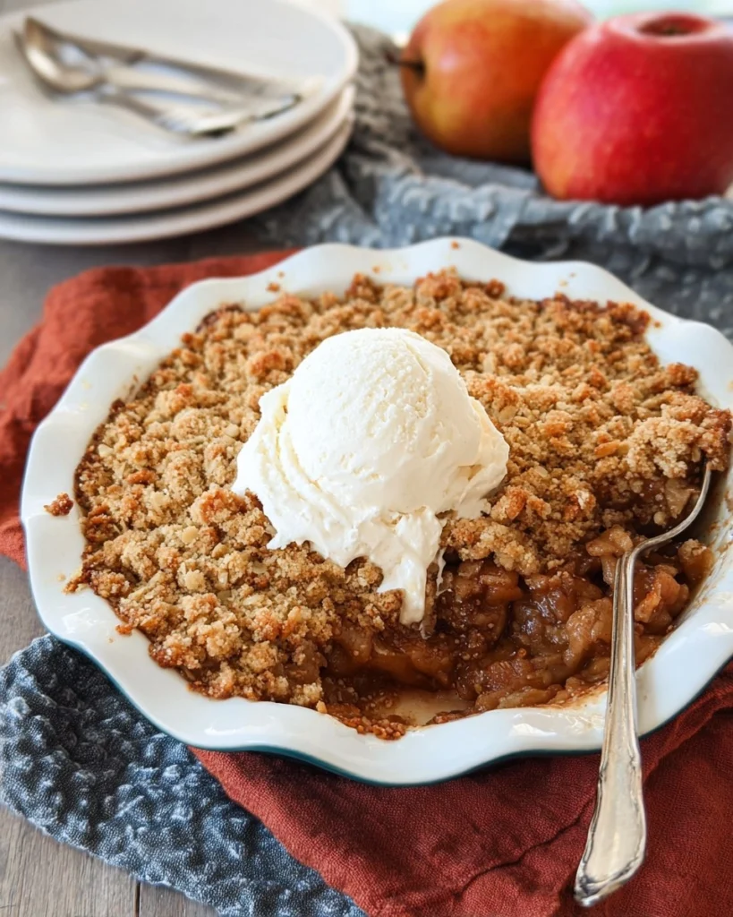 Apple-Crisp-with-Betty-Crocker-Oatmeal-Cookie-Mix-Recipe