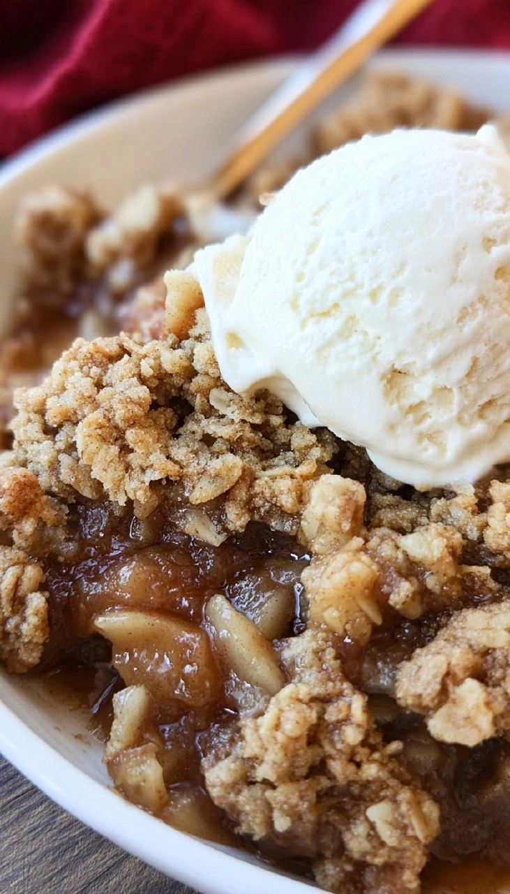 Apple Crisp with Betty Crocker Oatmeal Cookie Mix