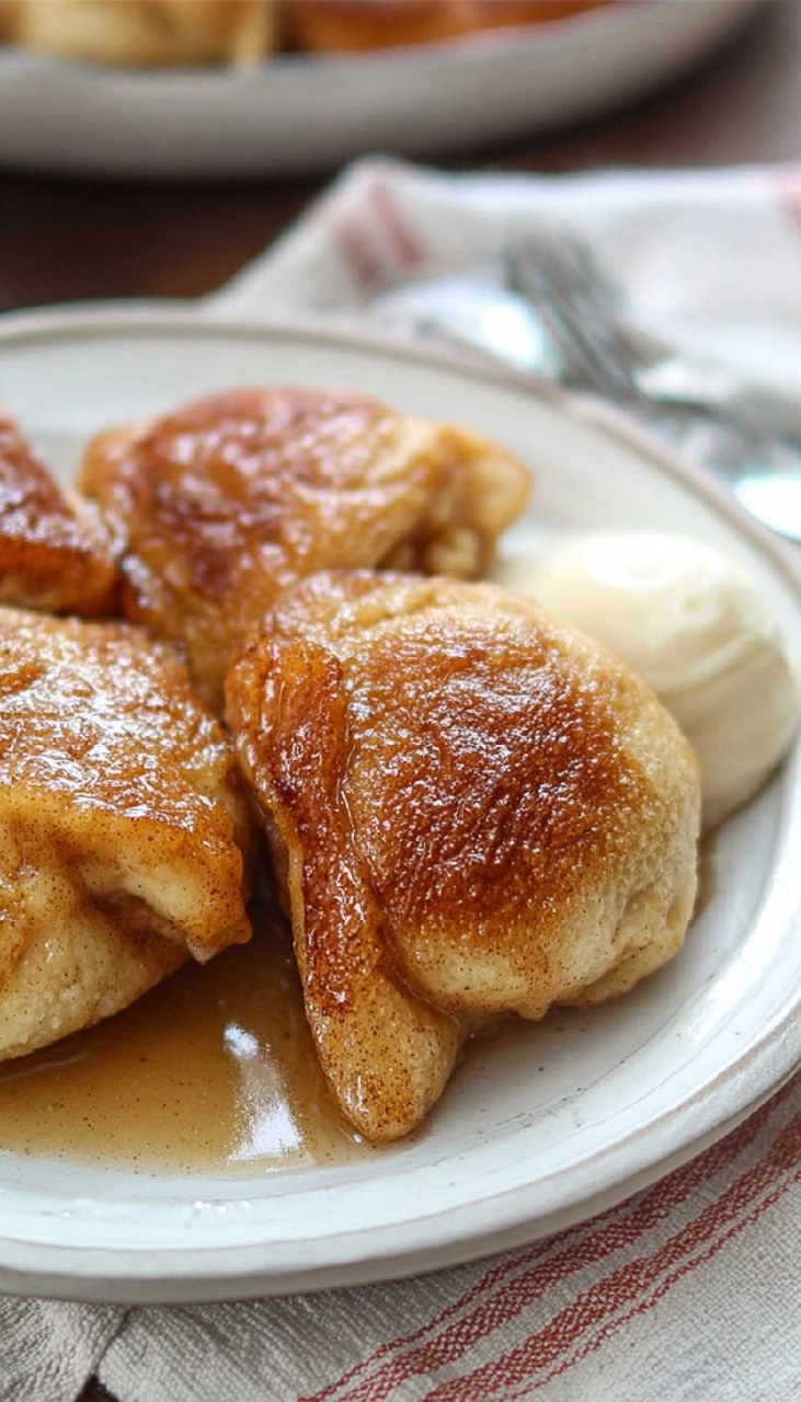 Apple Dumplings with Crescent Rolls