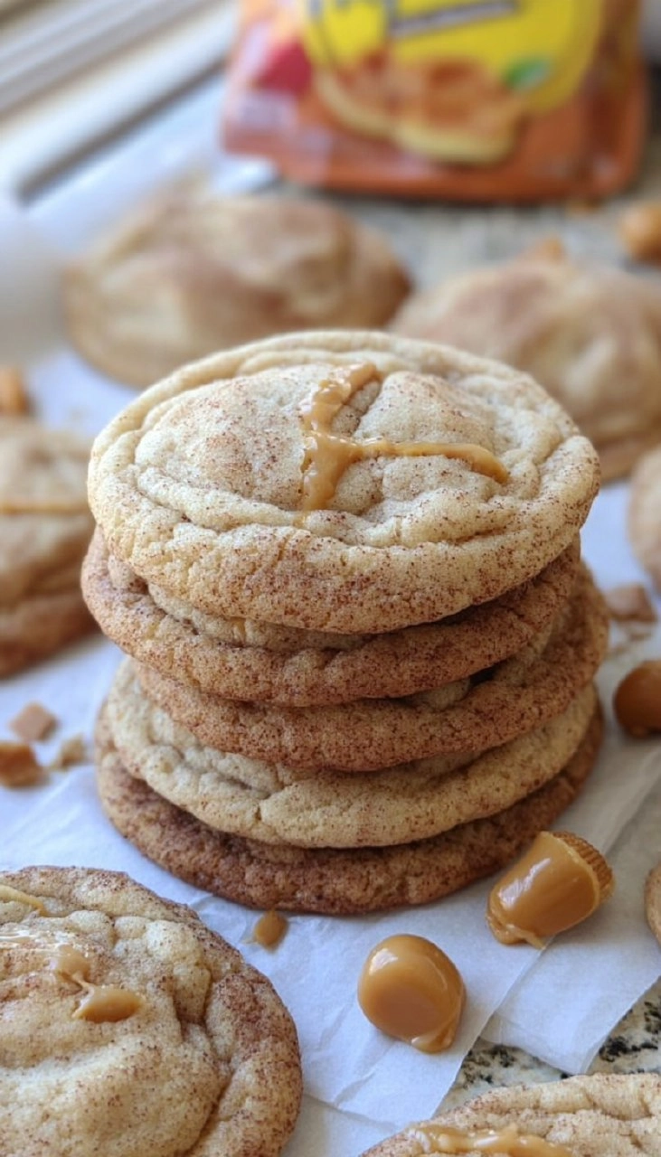Caramel Apple Cider Cookies