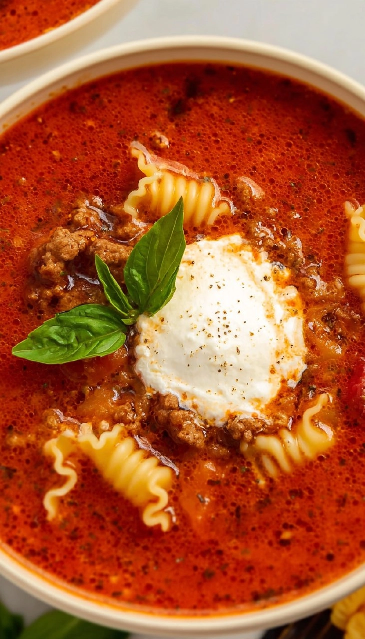 Crockpot Lasagna Soup