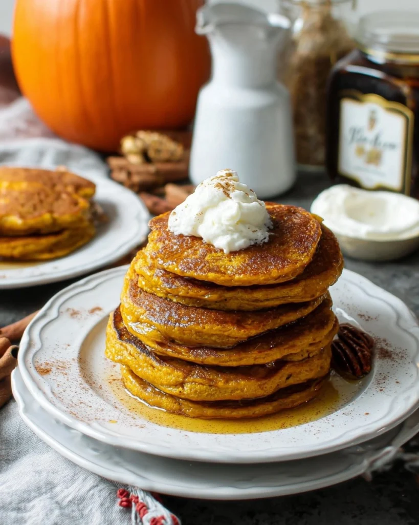 Fluffy-Pumpkin-Pancakes-Recipe