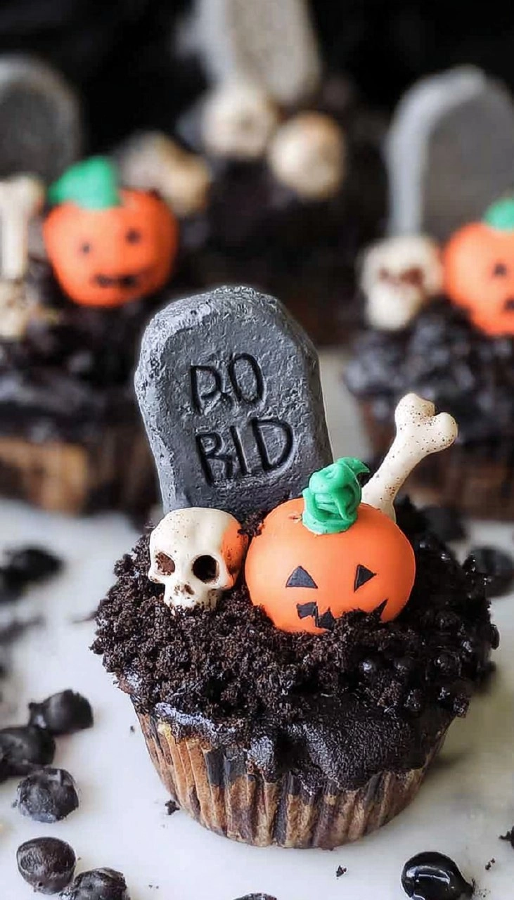 Graveyard Cupcakes
