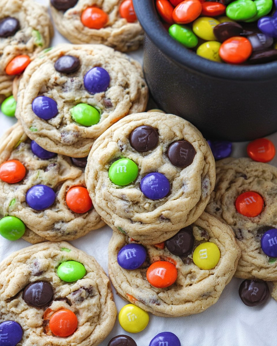 Halloween M&M Cookies 99 Halloween M&M Cookies