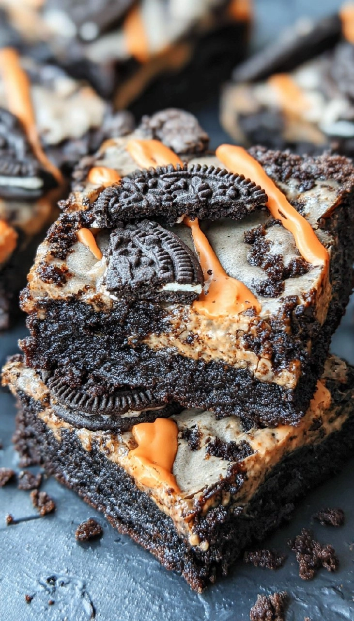 Halloween Oreo Brownies 45 Halloween Oreo Brownies