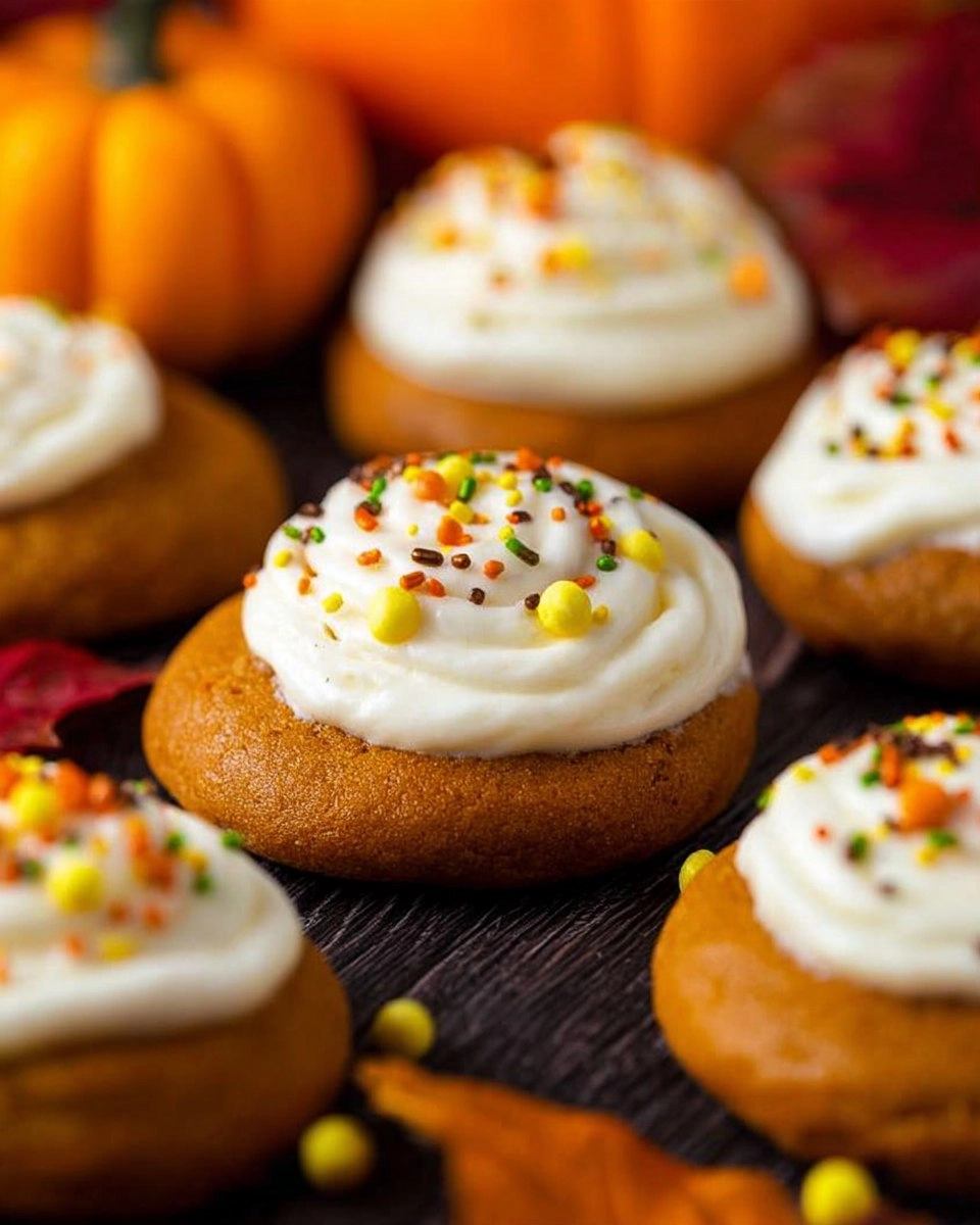 Pumpkin-Cookies-with-Cream-Cheese-Frosting-Recipe