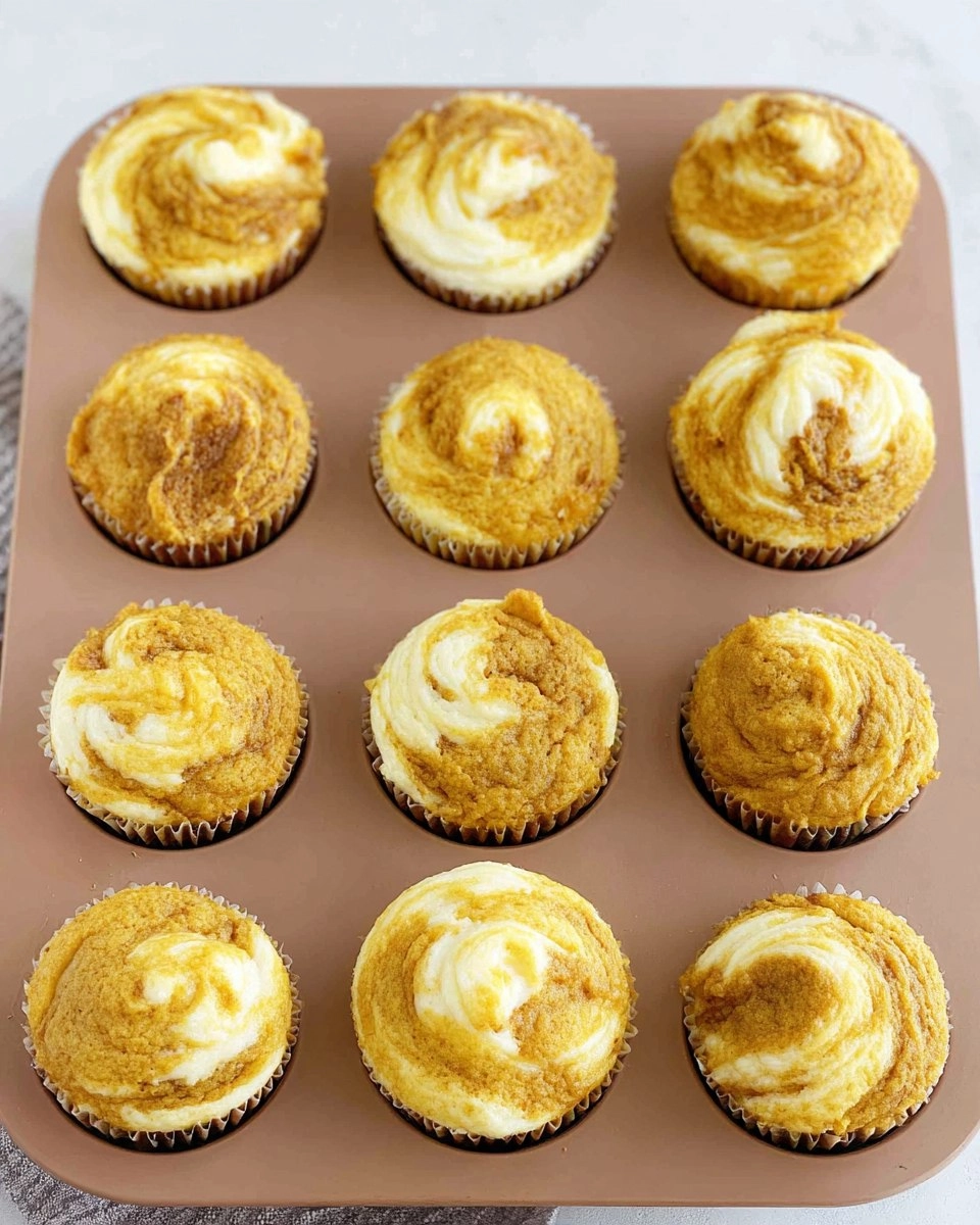 Pumpkin-Muffins-with-Cheesecake-Swirl-Recipe