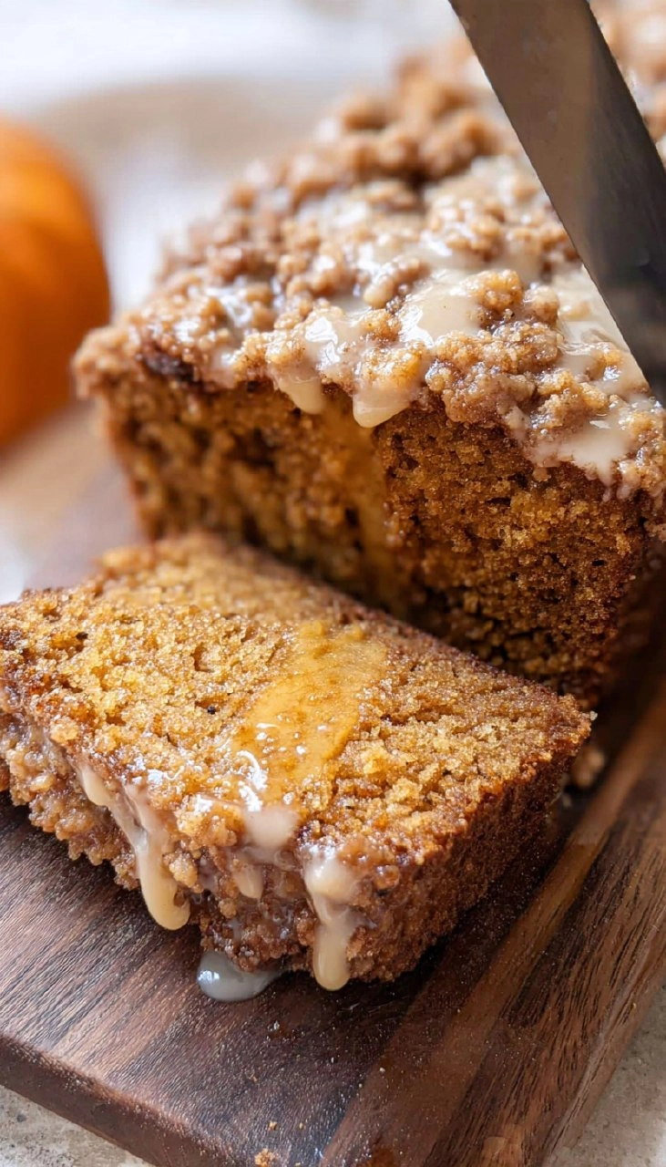 Pumpkin Streusel Bread