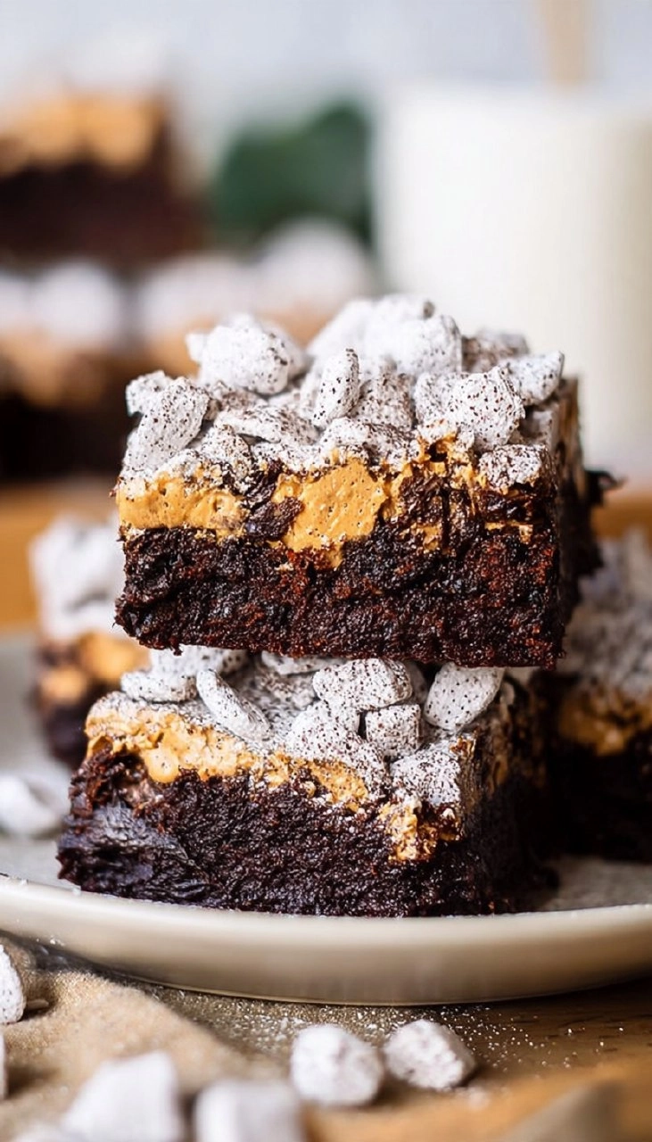 Puppy Chow Brownies
