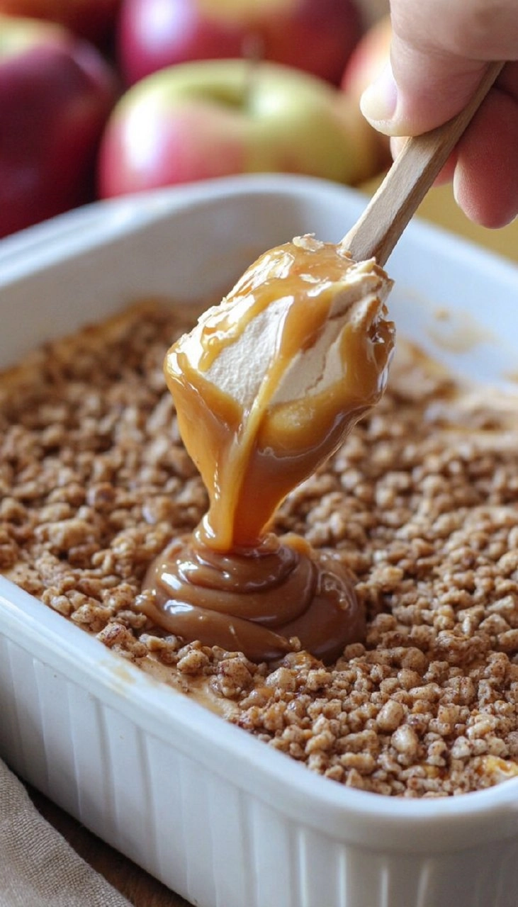 3-Ingredient Caramel Apple Dip