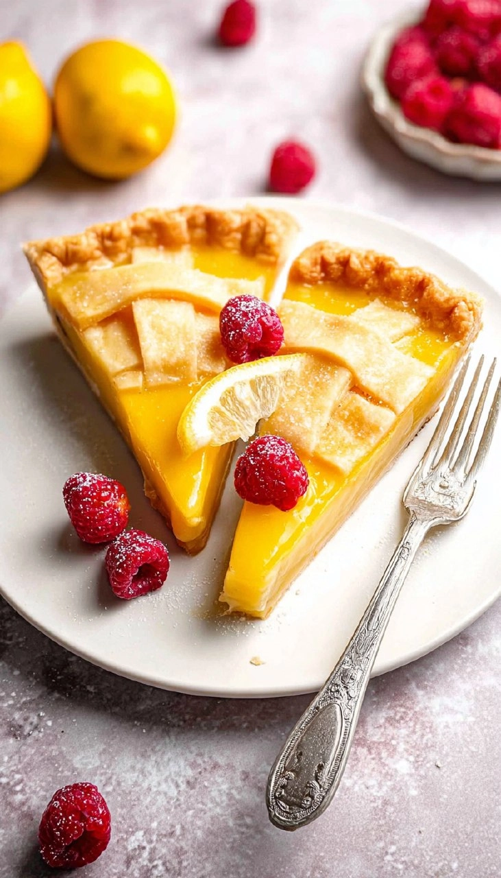 Apple Blueberry Pie with Flaky Lattice Crust