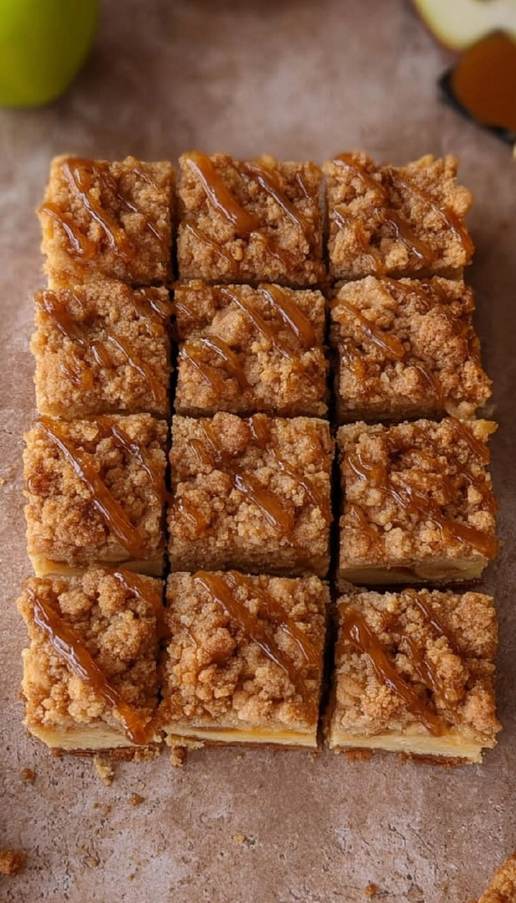 Apple Cheesecake Bars with Streusel Crumble Topping 130 Apple Cheesecake Bars with Streusel Crumble Topping