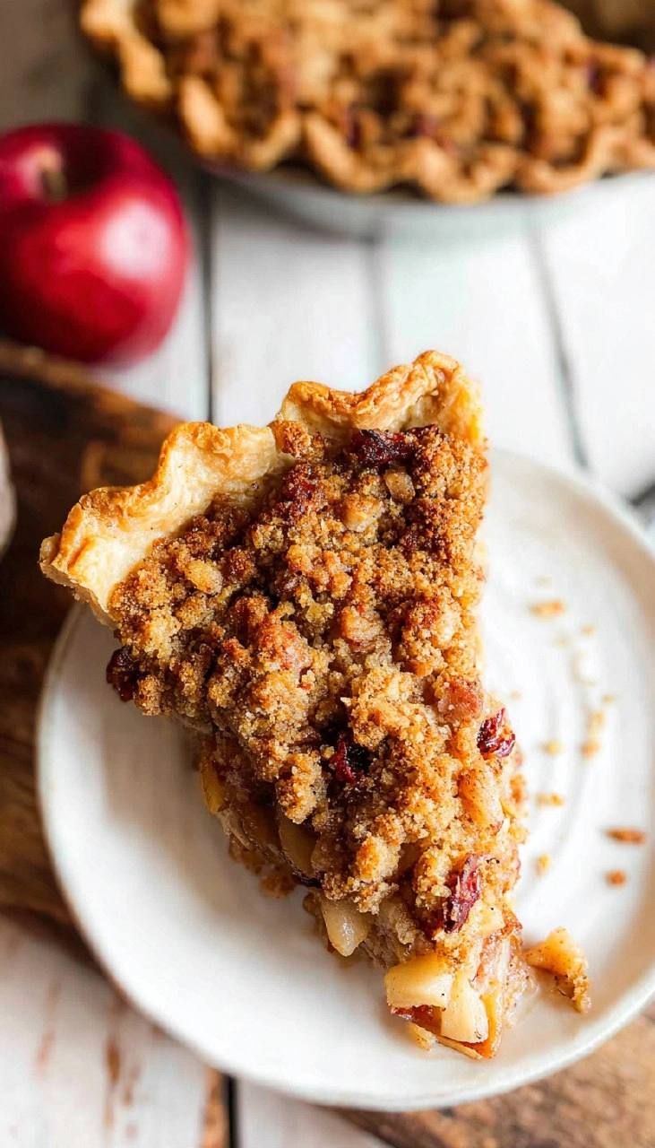 Apple Crumble Pie (Paleo, Gluten-Free, !) 155 Apple Crumble Pie (Paleo, Gluten-Free, !)