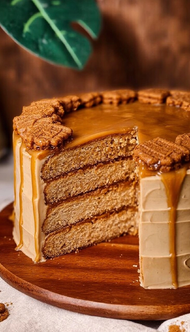 Biscoff Cookie Butter Cake