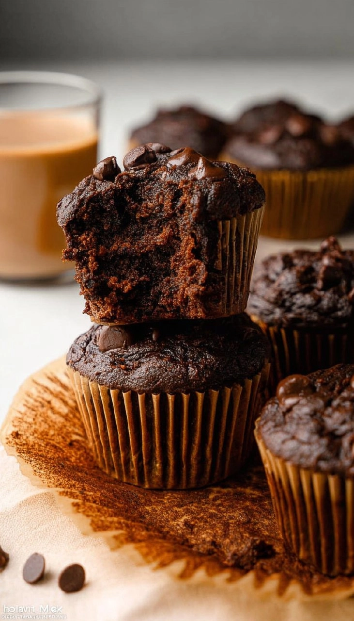 Chocolate Pumpkin Muffins