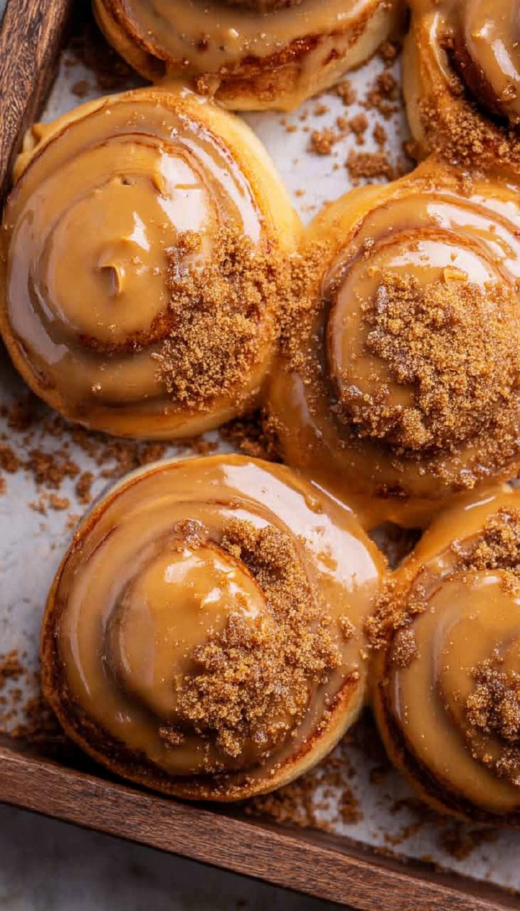 Cookie Butter Cinnamon Rolls