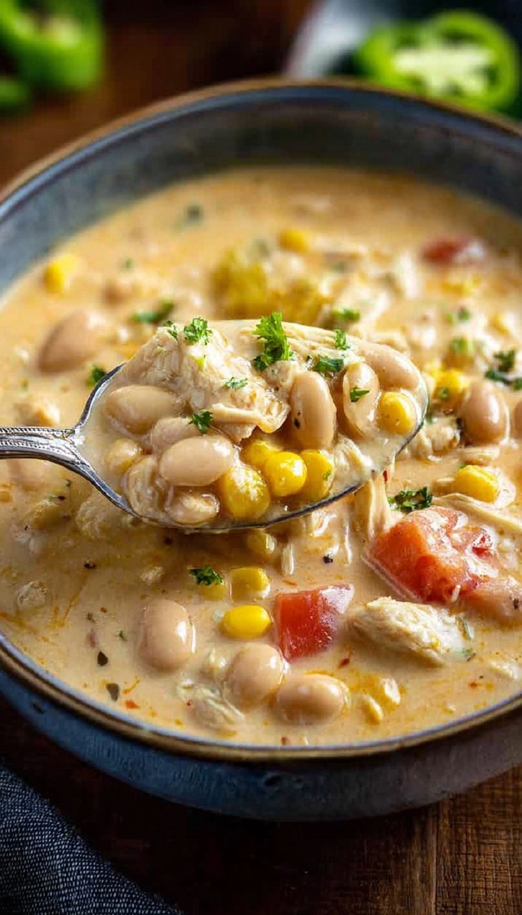Creamy White Bean Chicken Chili