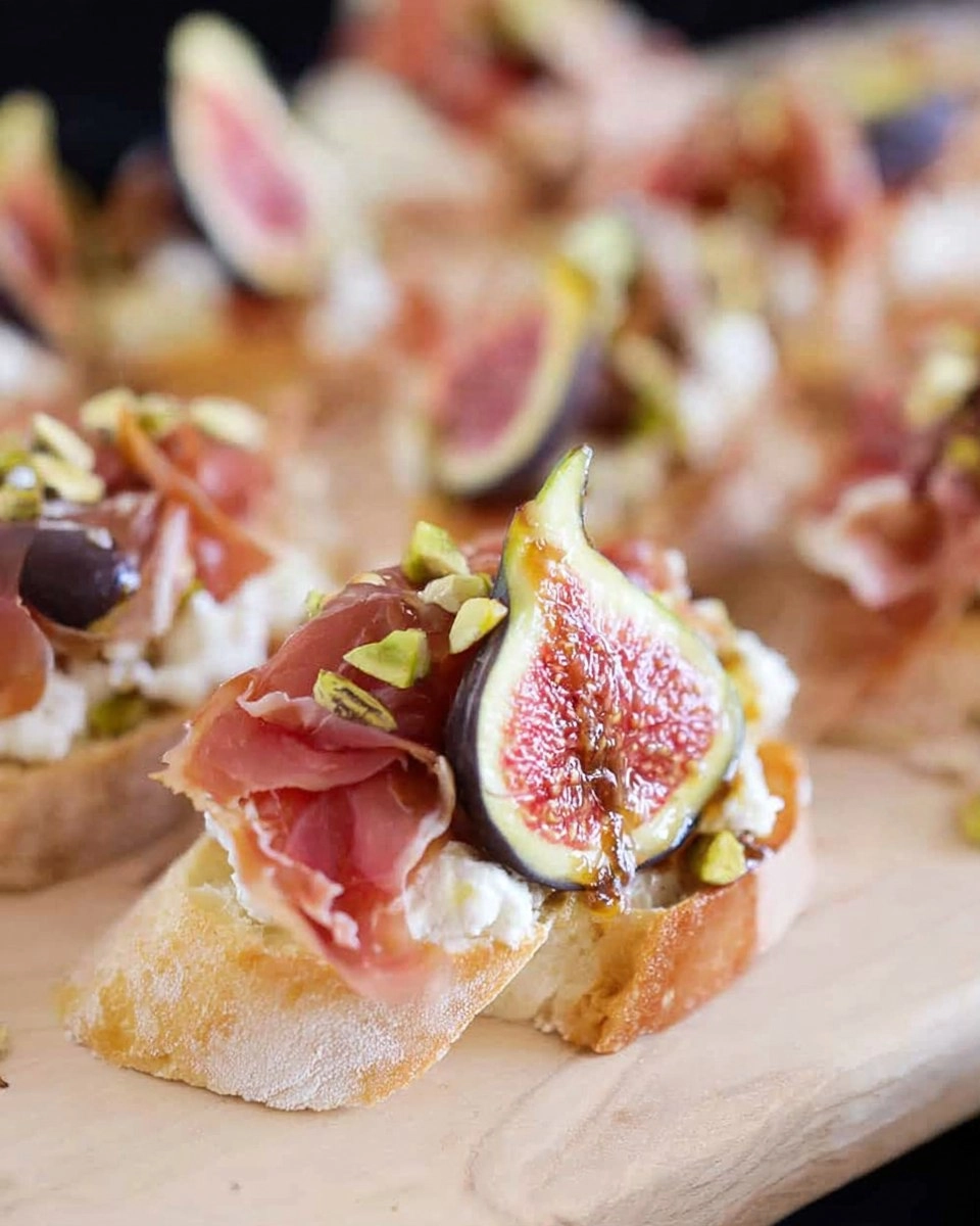 Fig and Prosciutto Crostini