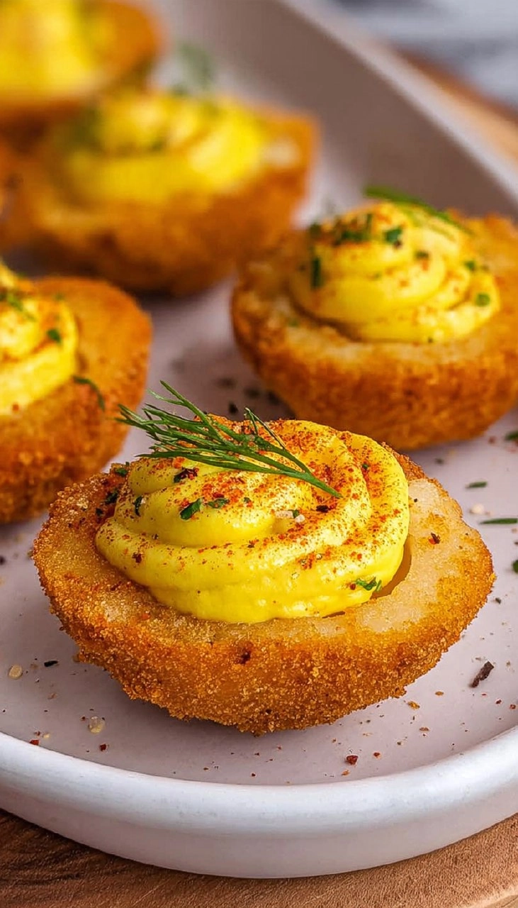 Fried Deviled Eggs 120 Fried Deviled Eggs