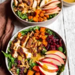Harvest-Chicken-Bowls-with-Maple-Dijon-Dressing-Recipe