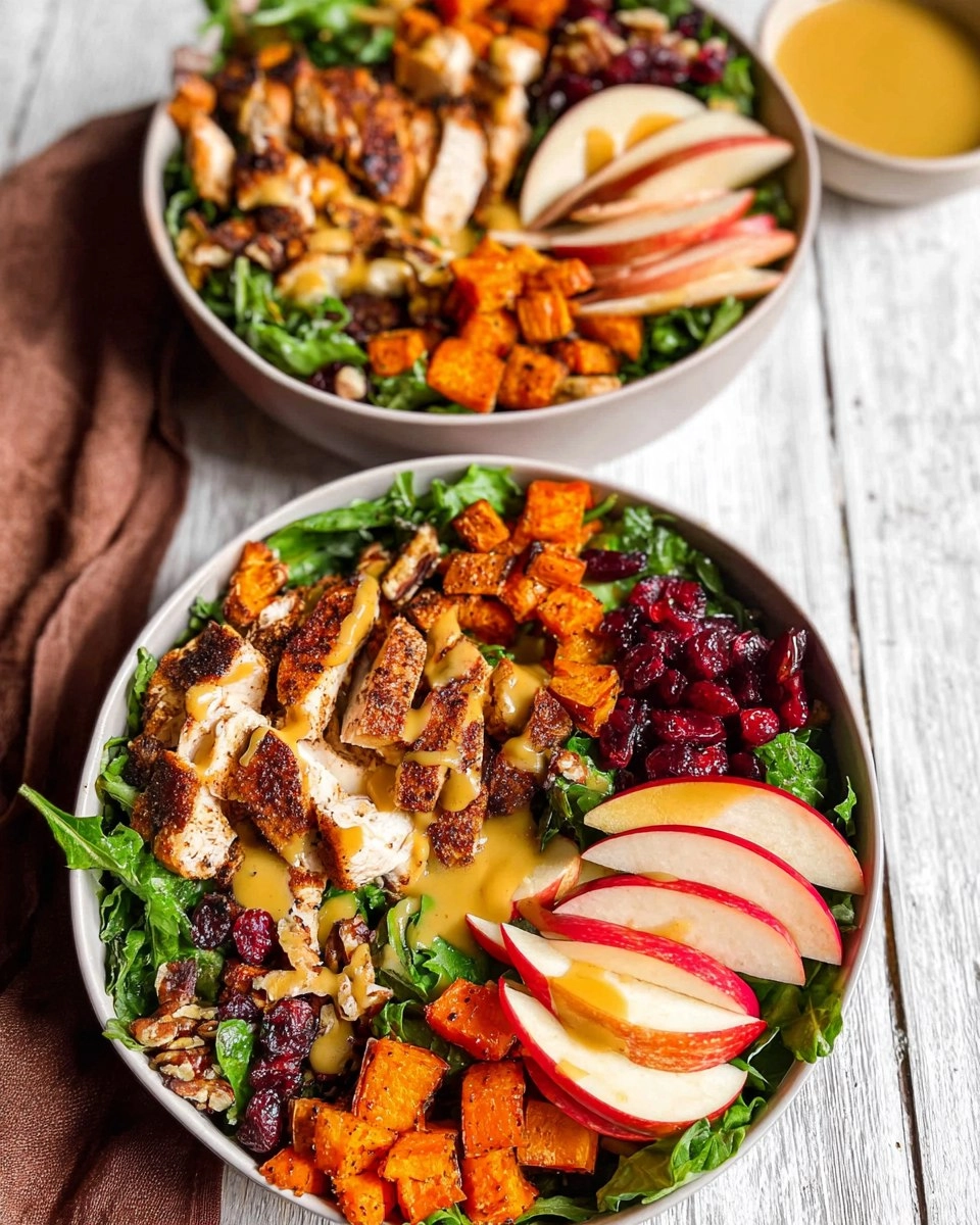 Harvest-Chicken-Bowls-with-Maple-Dijon-Dressing-Recipe