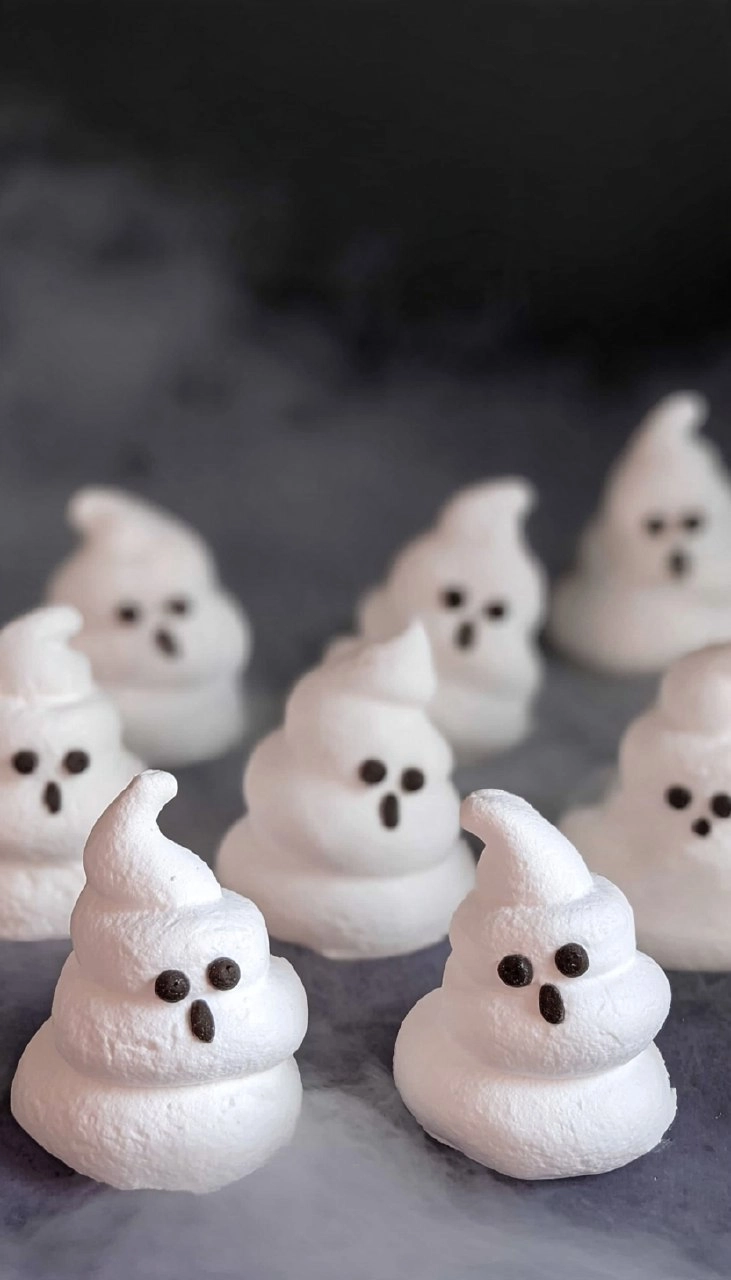 Homemade Marshmallow Ghosts