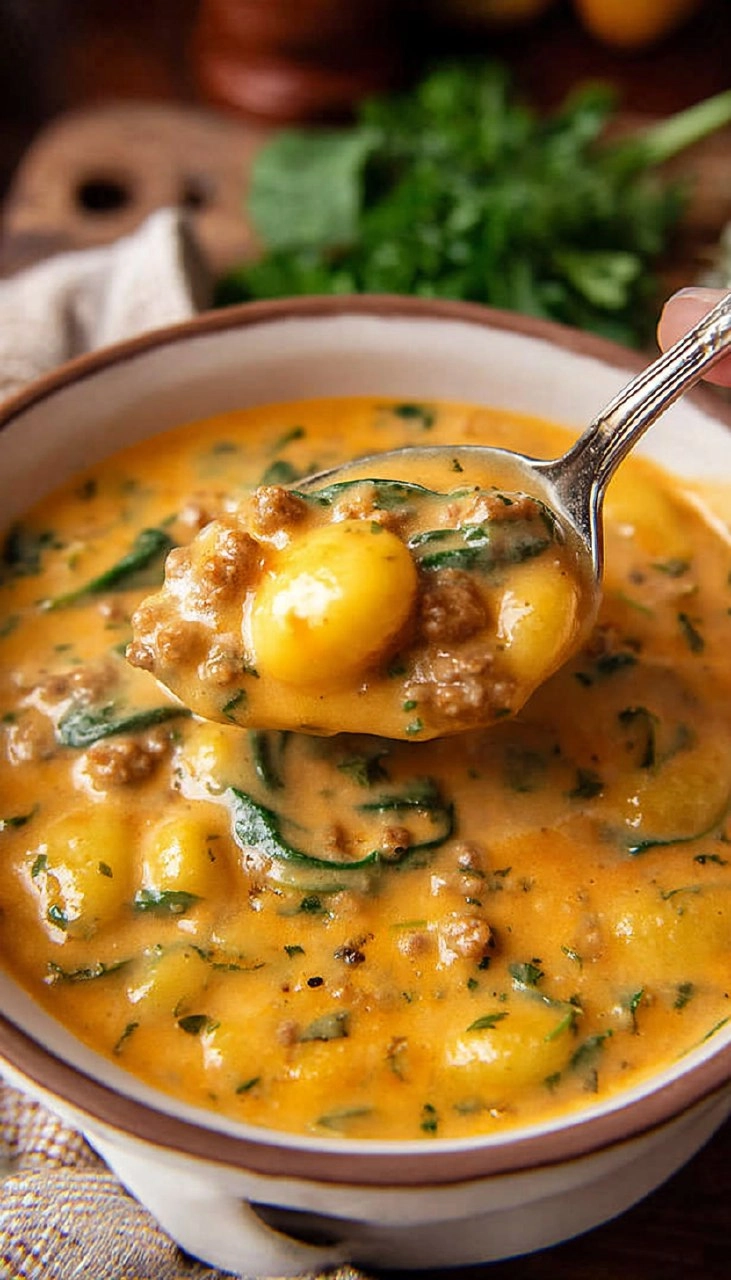 Italian Sausage Gnocchi Soup
