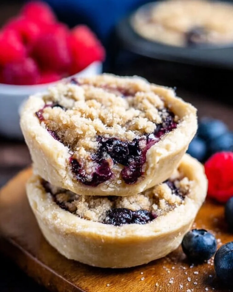 Mini Pies (Berry Crumble Pies) 107 Mini-Pies-Berry-Crumble-Pies-Recipe