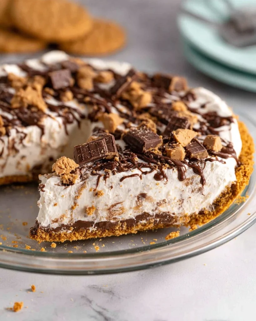 No-Bake-Peanut-Butter-Cup-Pie-Recipe